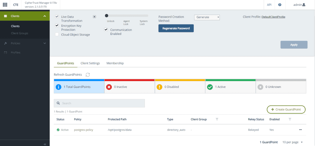 Guardpoint Created for Lead Master